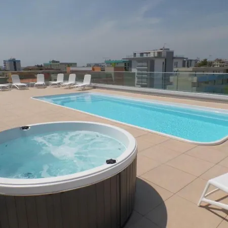 Contemporary With Rooftop Swimming Pool *